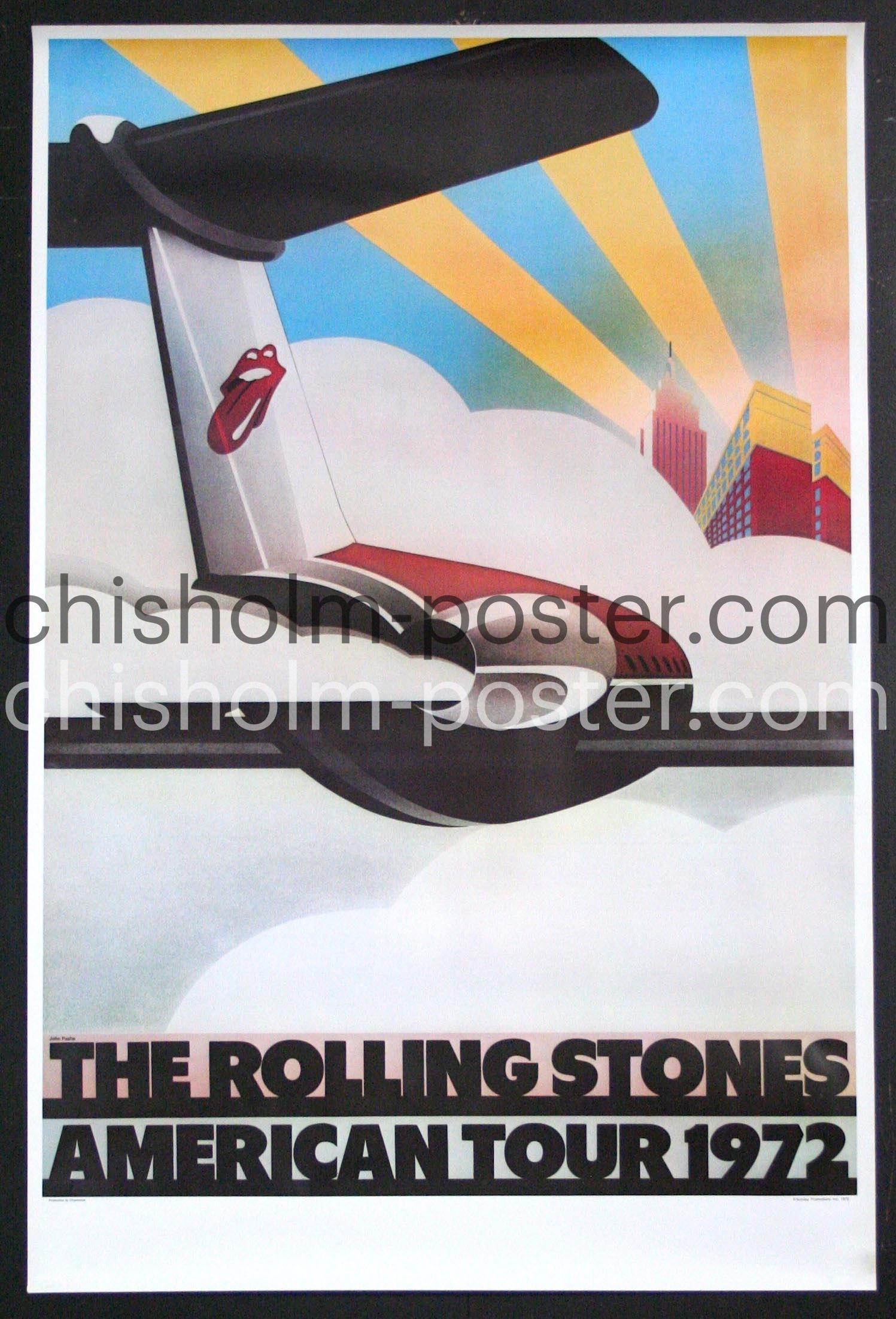 The Rolling Stones American Tour 1972 | Original Vintage Poster