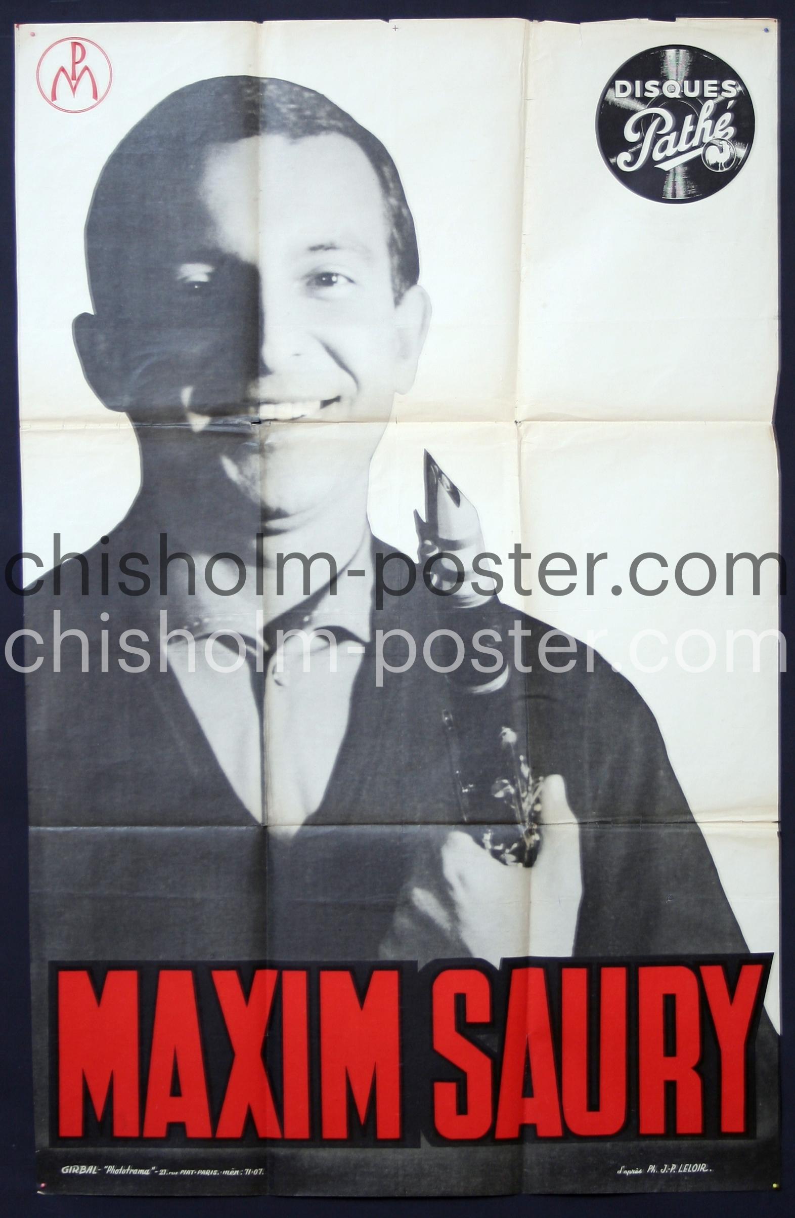 Maxim Saury (2) | Original Vintage Poster | Chisholm Larsson Gallery