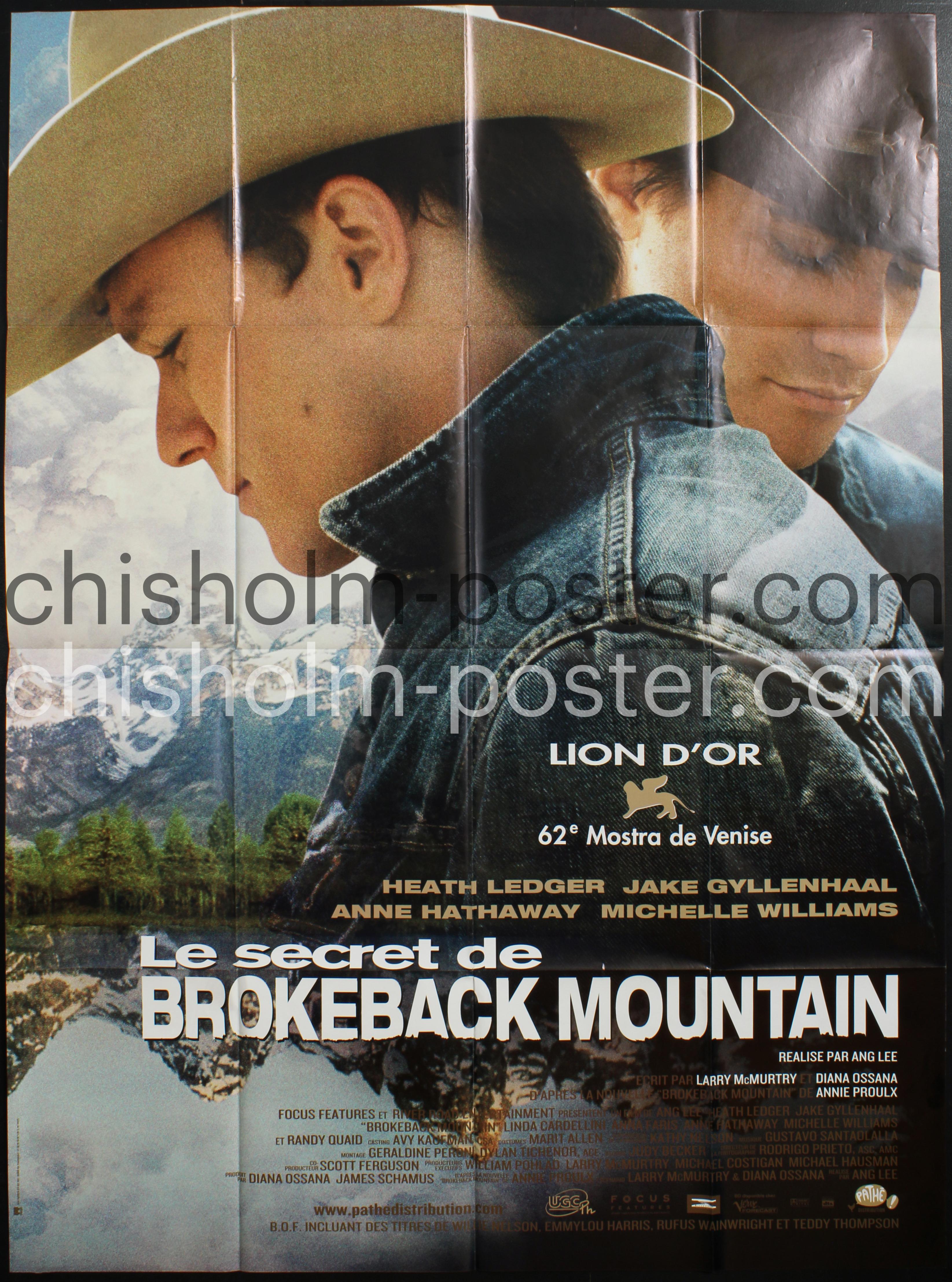 Le secret de Brokeback Mountain (Original Movie Poster) Original