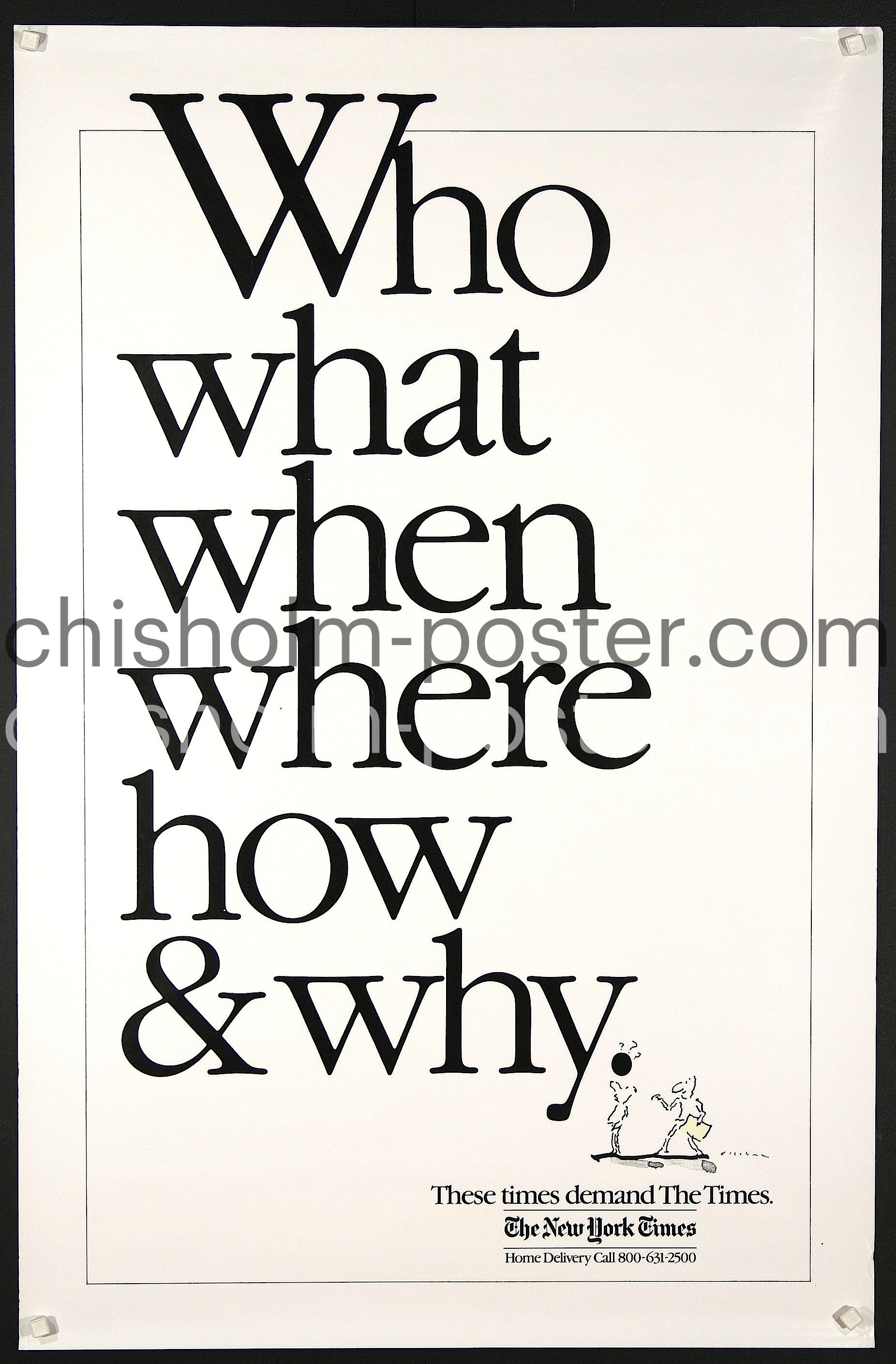 The New York Times - Who, what, when, where, how & why. | Original ...
