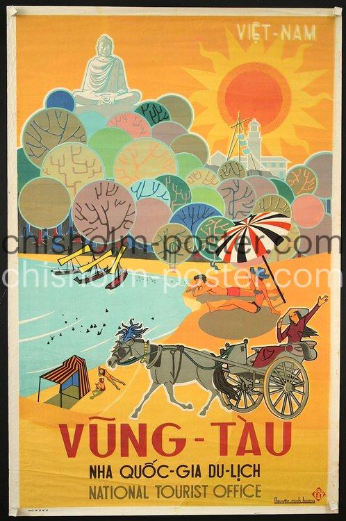 Viet Nam - Vung-Tau (Vietnam) | Original Vintage Poster | Chisholm