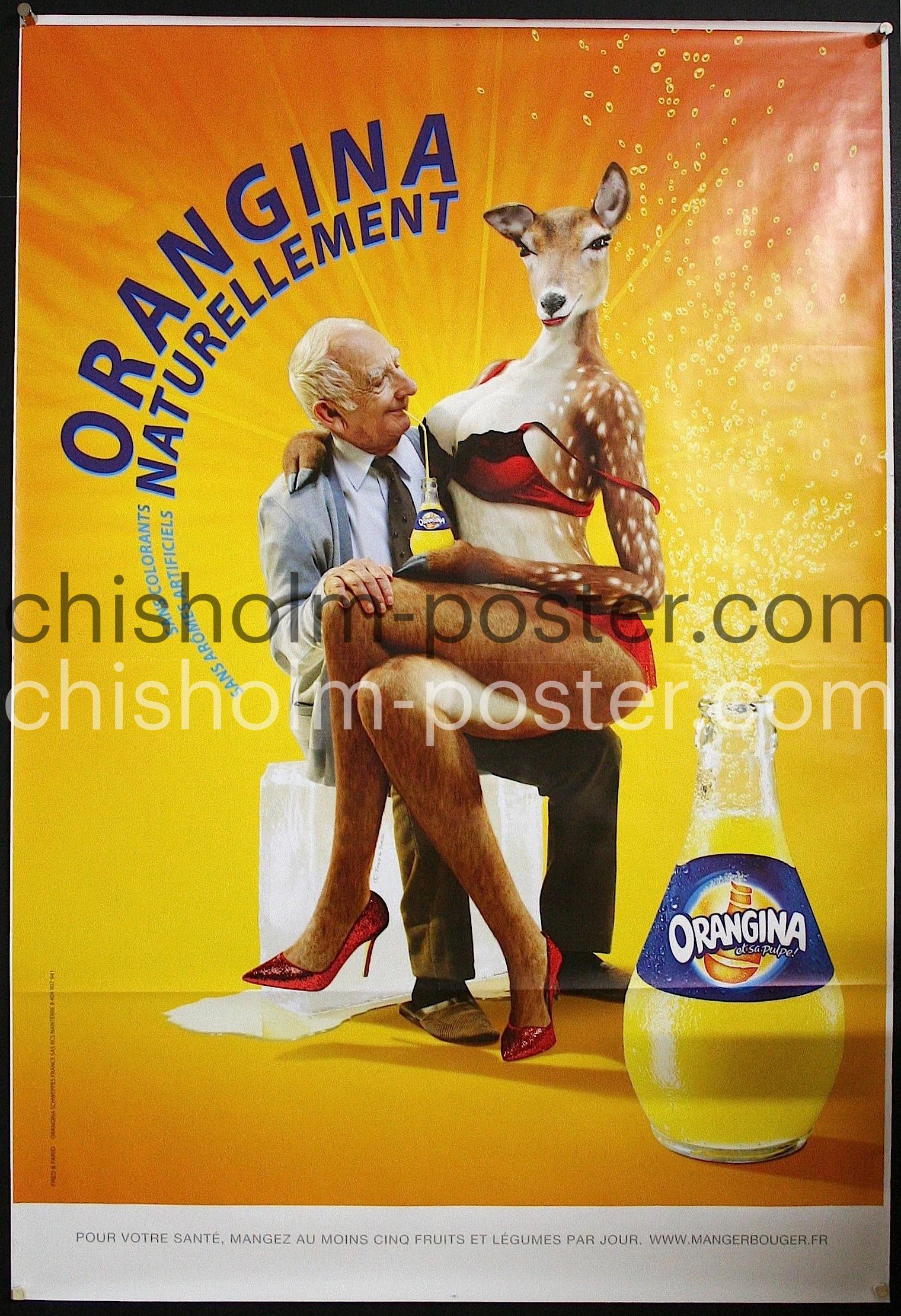 Savignac ORANGINA ポスター Orangina 'Better Than A Soda' by