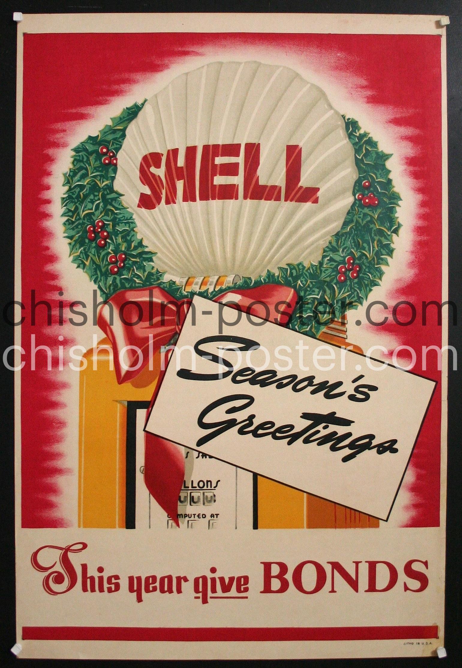Shell - Season's Greetings - This year give BONDS | Original Vintage ...