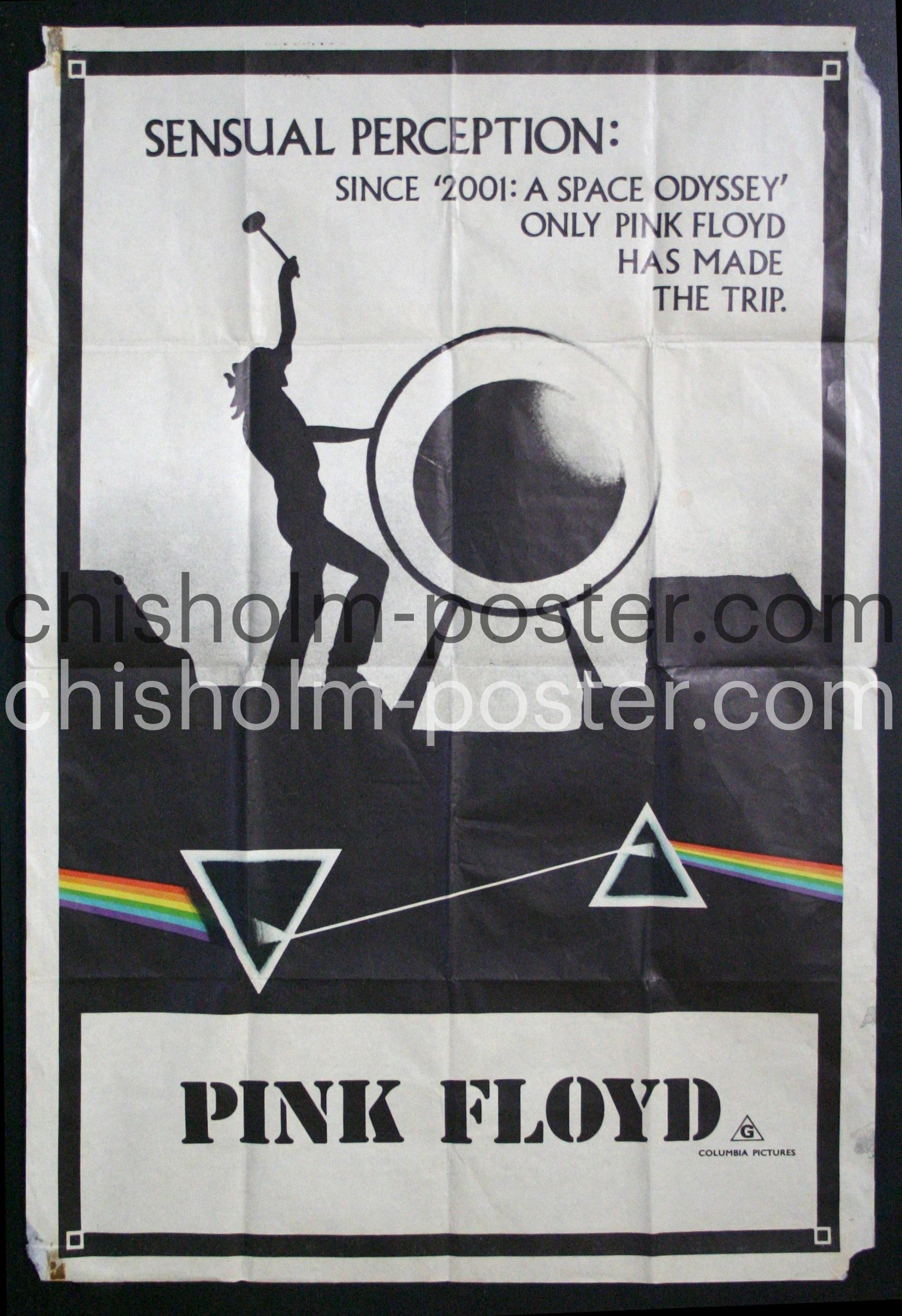 Pink Floyd - Sensual Perception | Original Vintage Poster