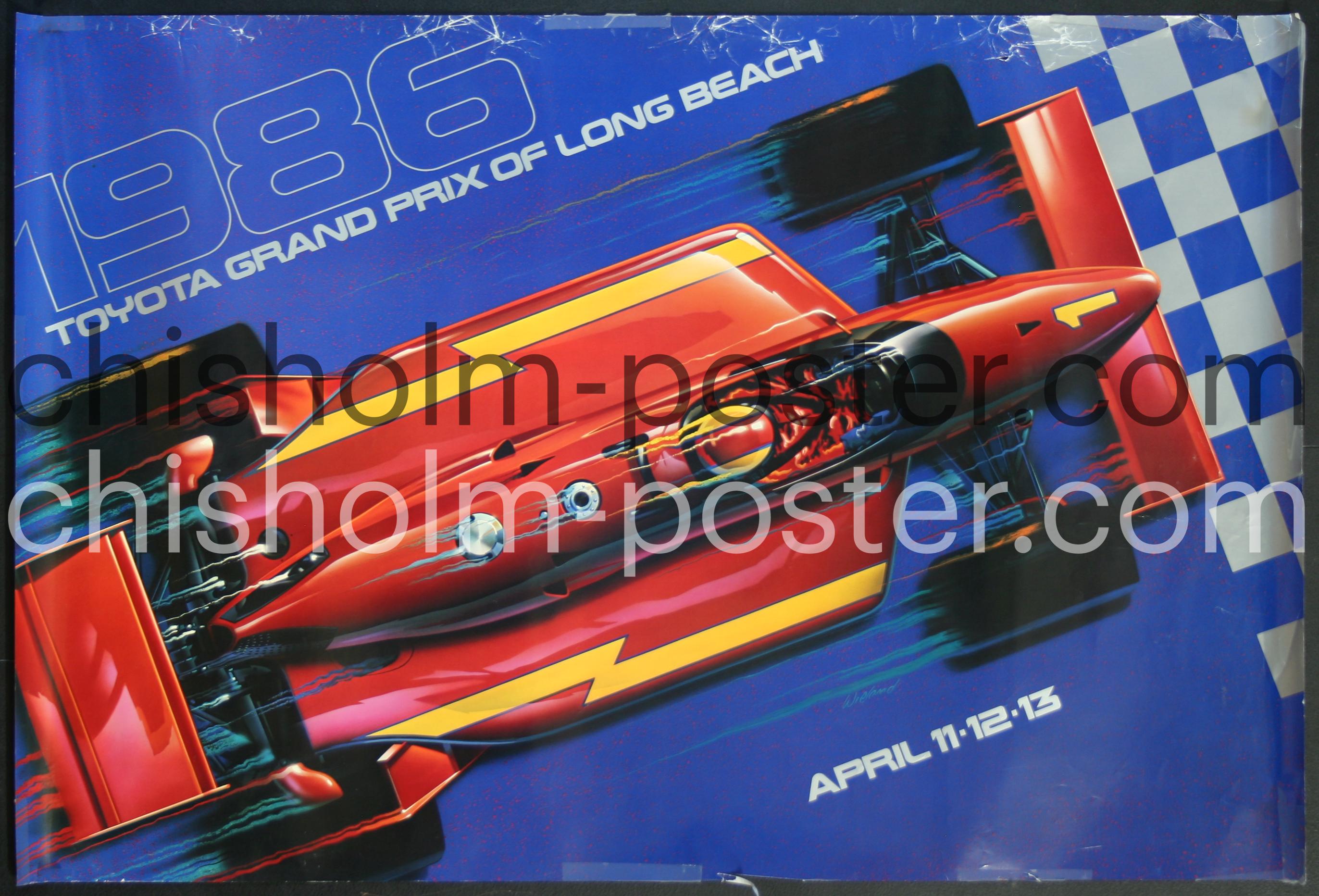 1986 Toyota Grand Prix of Long Beach (Blue Horizontal) | Original