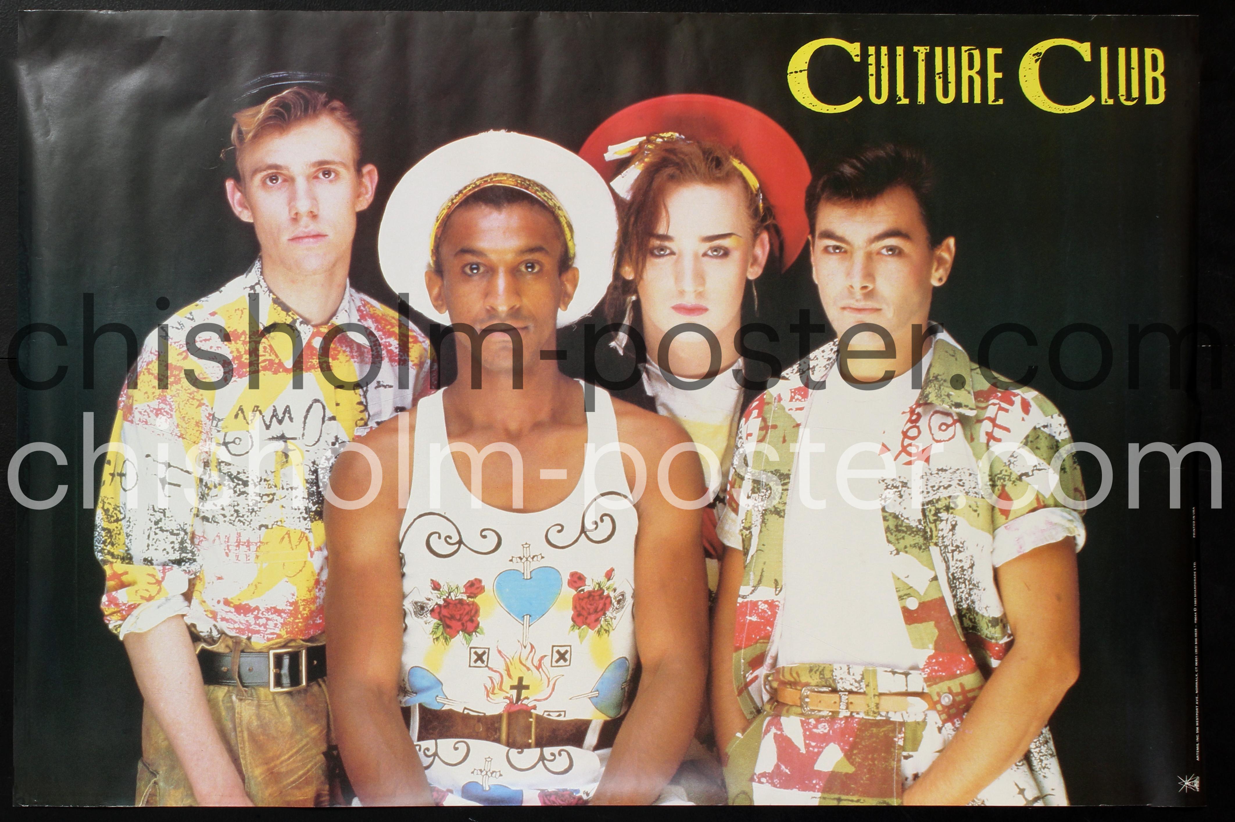 Culture Club (Boy George) Artemis Printing. | Original Vintage