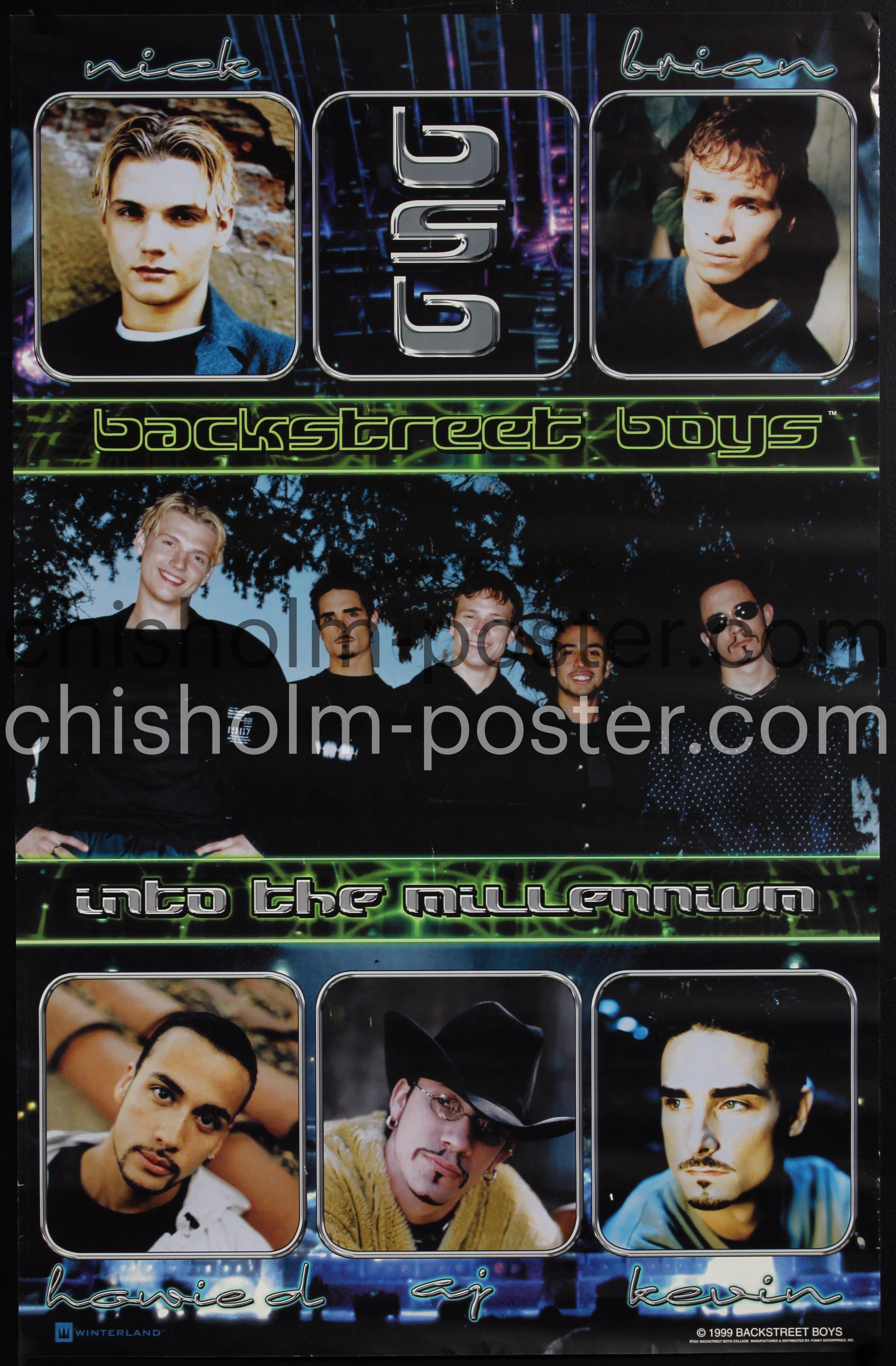 Backstreet Boys (6) Into the Millennium | Original Vintage Poster |  Chisholm Larsson Gallery, image size:2863x4362