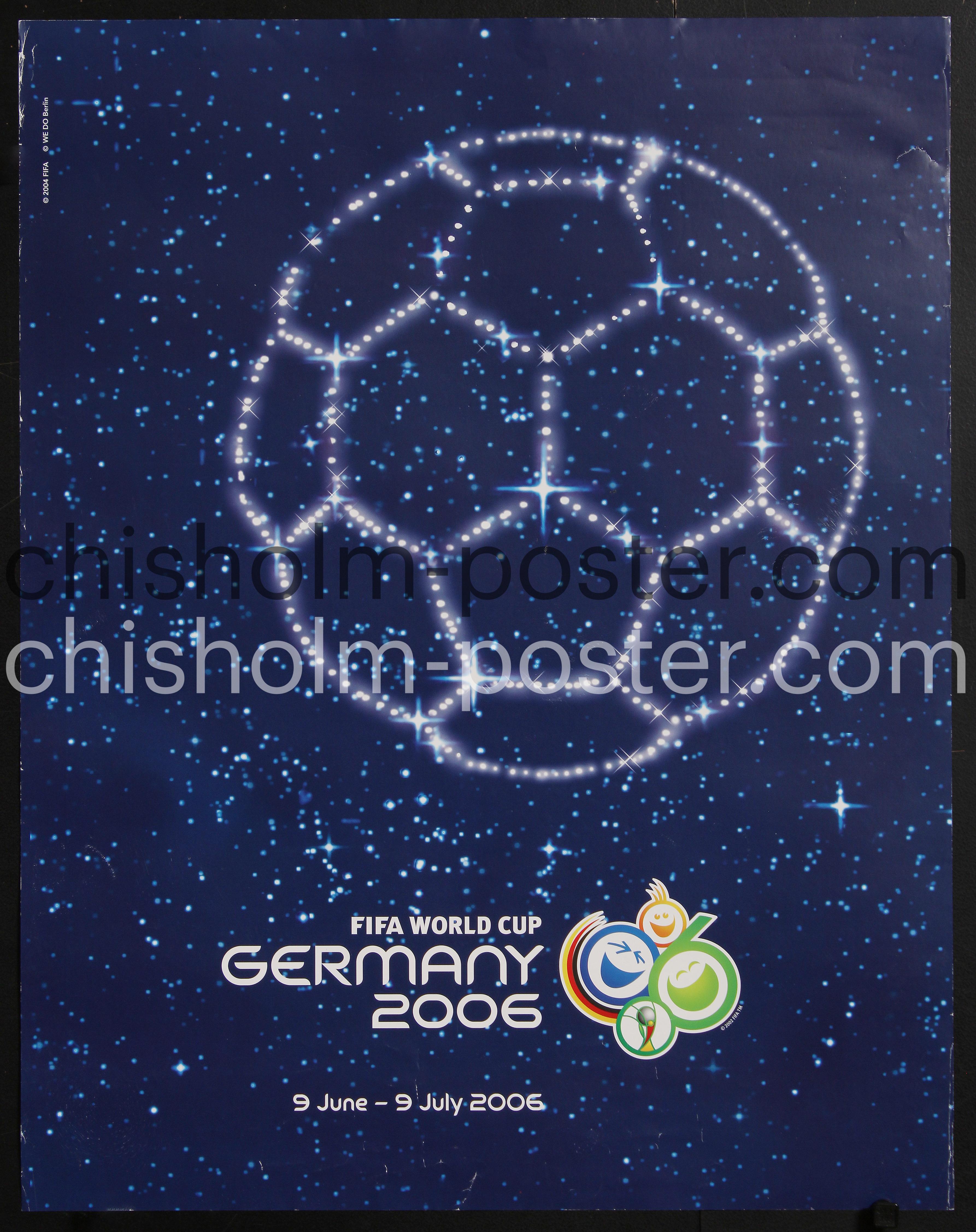 FIFA World Cup Germany 2006 | Original Vintage Poster | Chisholm