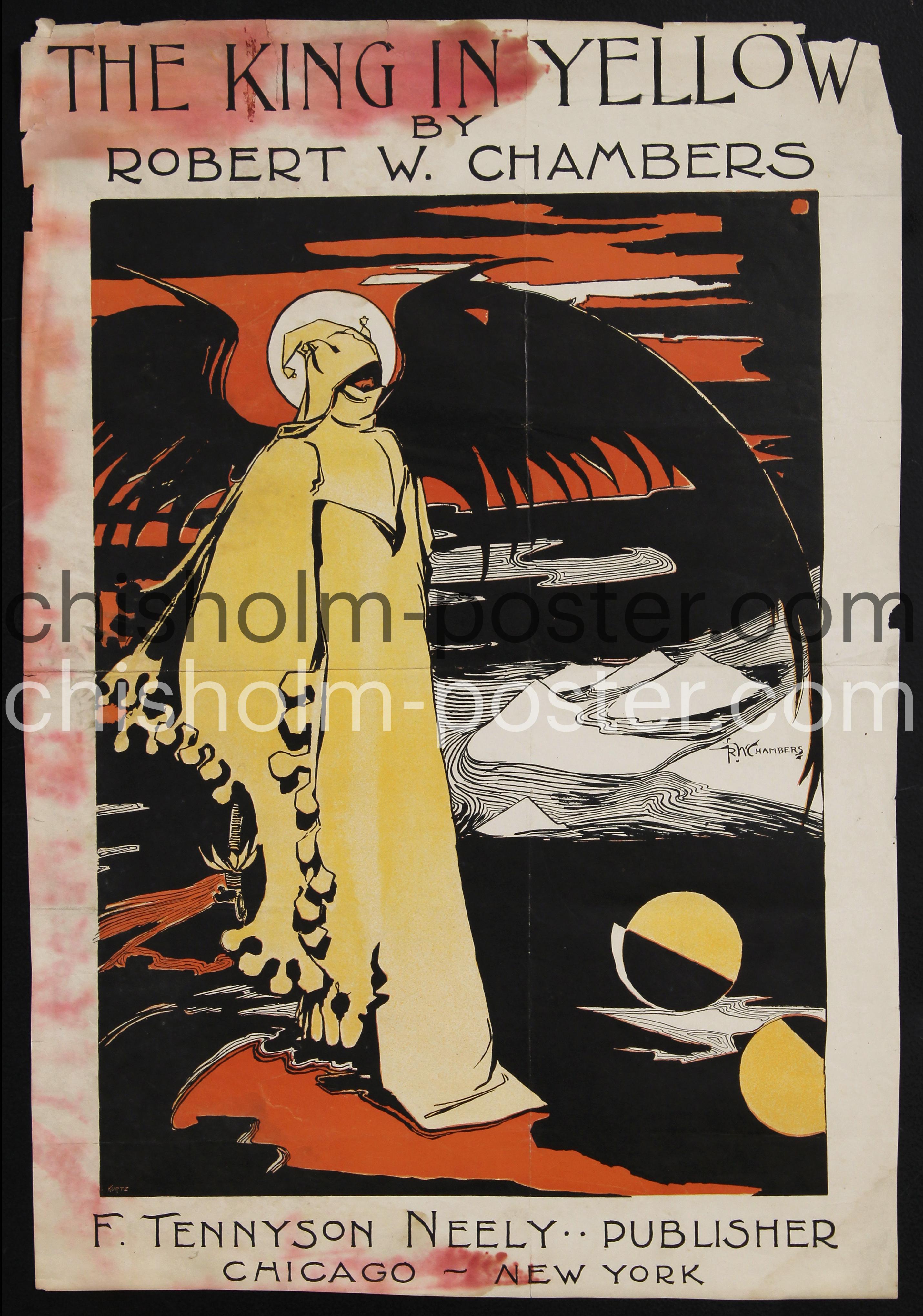The King in Yellow by Robert W. Chambers | Original Vintage Poster ...