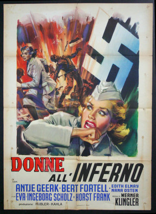 a movie poster of a woman in a military uniform