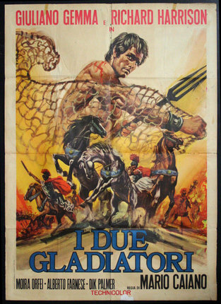 a movie poster with a man holding a net