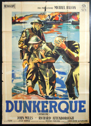 a poster of soldiers in water