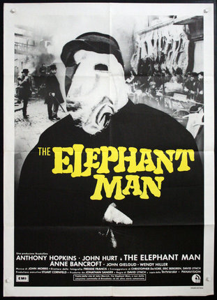 a movie poster with a man wearing a mask
