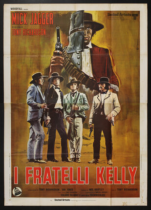 movie poster with cowboys