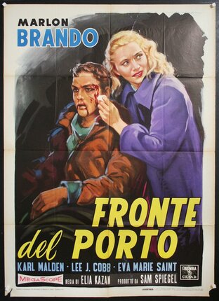 a movie poster of a man and woman