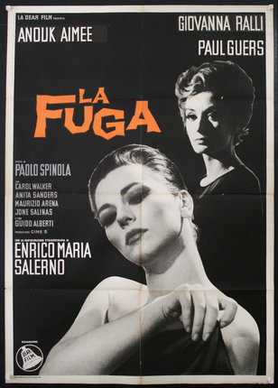 a movie poster with a woman and a woman