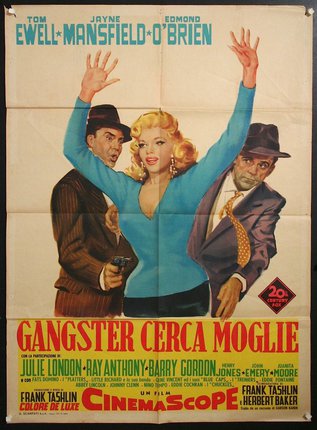 a movie poster of a woman with two men