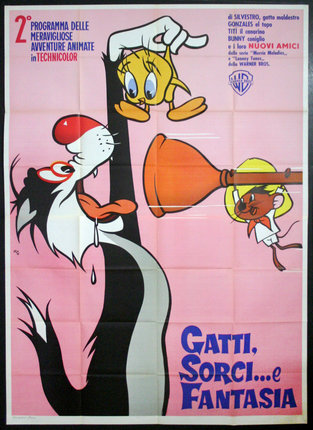a poster of cartoon characters