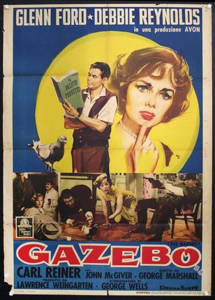 a movie poster with a man and a woman reading a book
