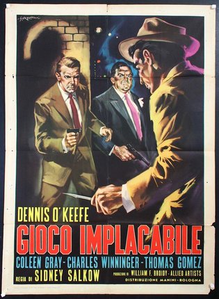 a movie poster of men in suits