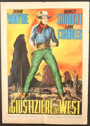 a movie poster of a cowboy