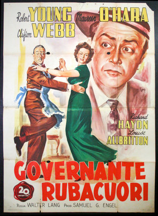 a movie poster of a man and a woman dancing
