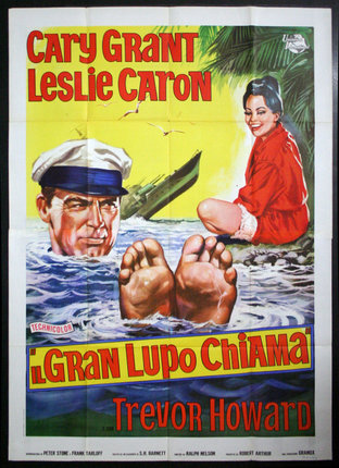 a movie poster of a man and woman in water