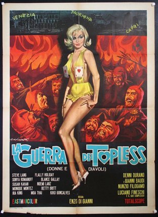 a movie poster of a woman in a yellow garment