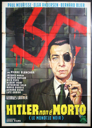 a movie poster of a man with an eye patch