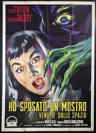 a movie poster with a woman's face and a zombie hand