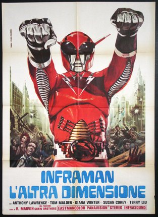 a movie poster of a man in a red garment