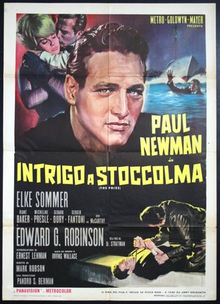 a movie poster with a man and a dog