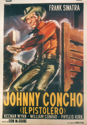 a poster of a man with a gun
