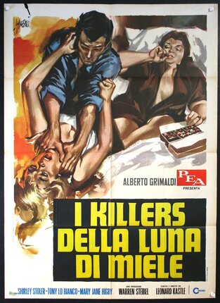 a movie poster of a man and woman