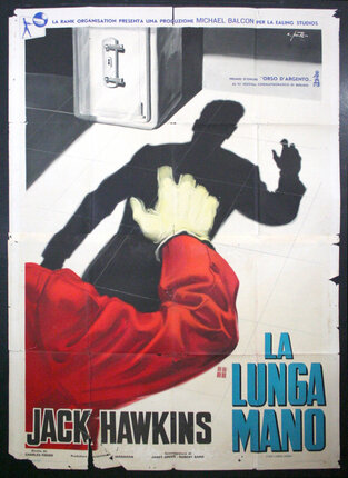 a poster of a man with a hand