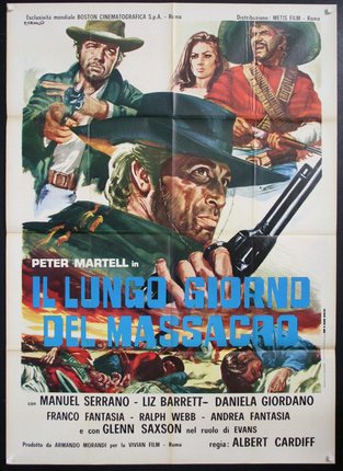 a movie poster with a group of men and guns
