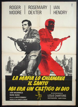 a movie poster of two men holding guns