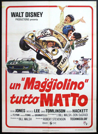 a movie poster of a car racing