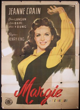a poster of a woman with a hand raised