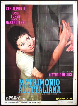 a movie poster of a woman hugging a man