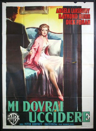 a movie poster of a woman sitting on a couch