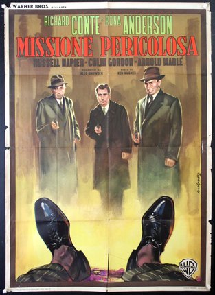 a movie poster of men in suits