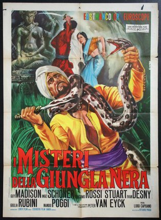 a movie poster with a snake