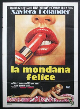 a movie poster of a woman's lips and lipstick