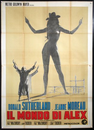 a poster of a woman standing on a rope