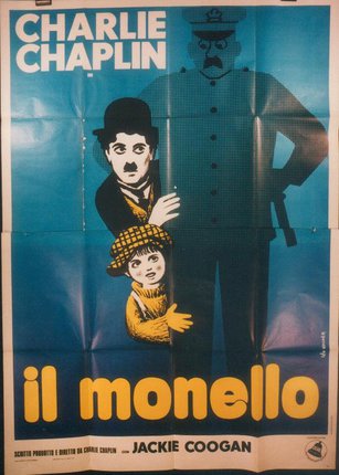 a poster of a man and a child