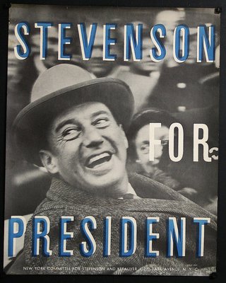 a poster of a man smiling