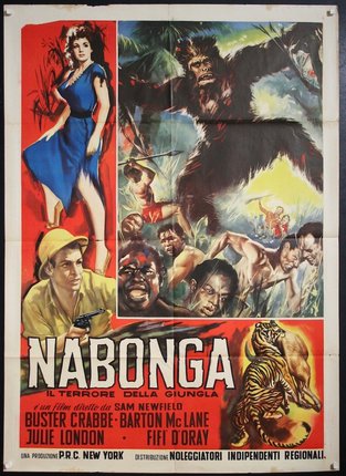 a movie poster with a monkey and a man