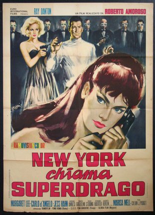 a movie poster with a woman on the phone
