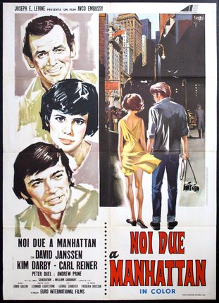 a movie poster of a man and a woman